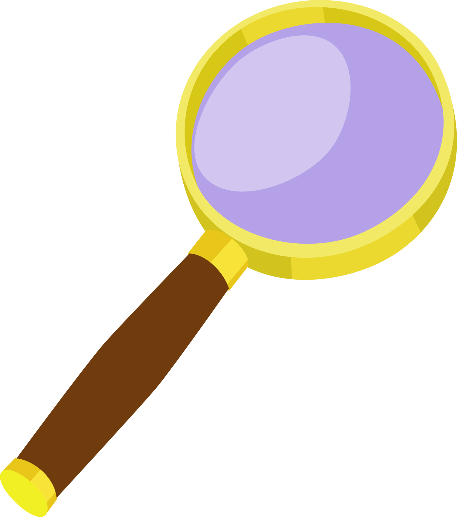 See Here Magnifying Glass Clipart Transparent Background - Mlp Cutie Mark Spy (1600x1810), Png Download