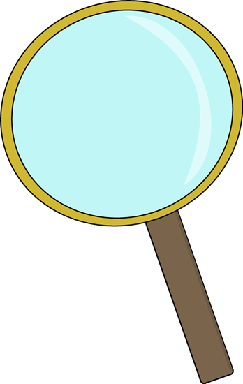 Magnifying Glass Science Clipart (348x550), Png Download