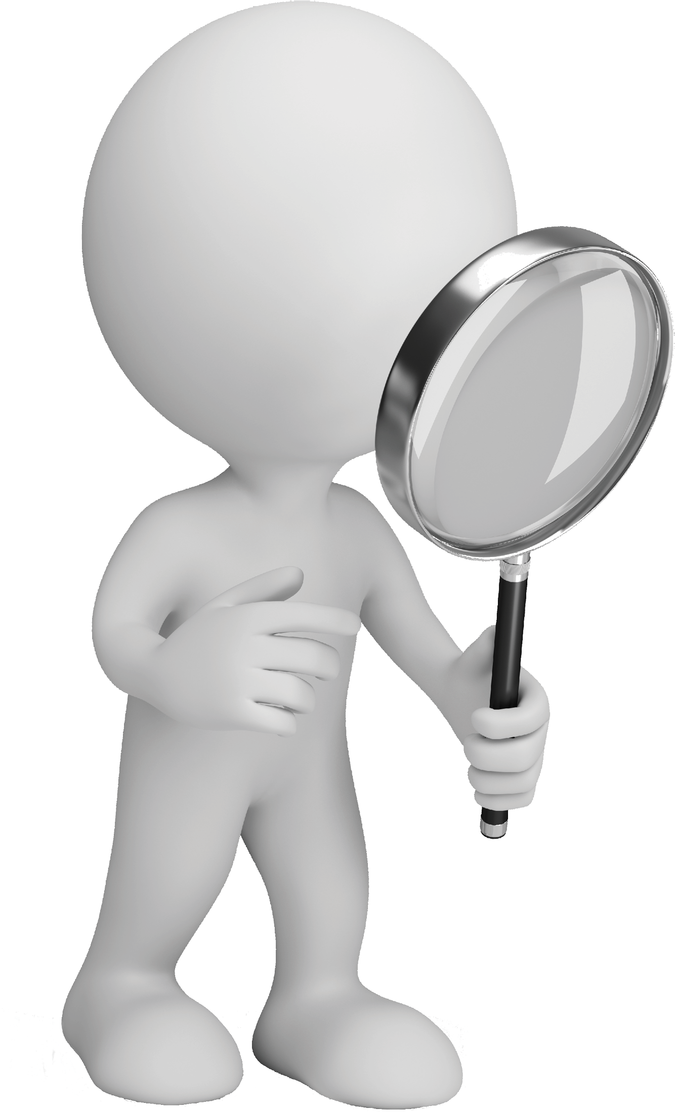 Download Transparent Image Stock Magnifying Clipart Man Magnifying