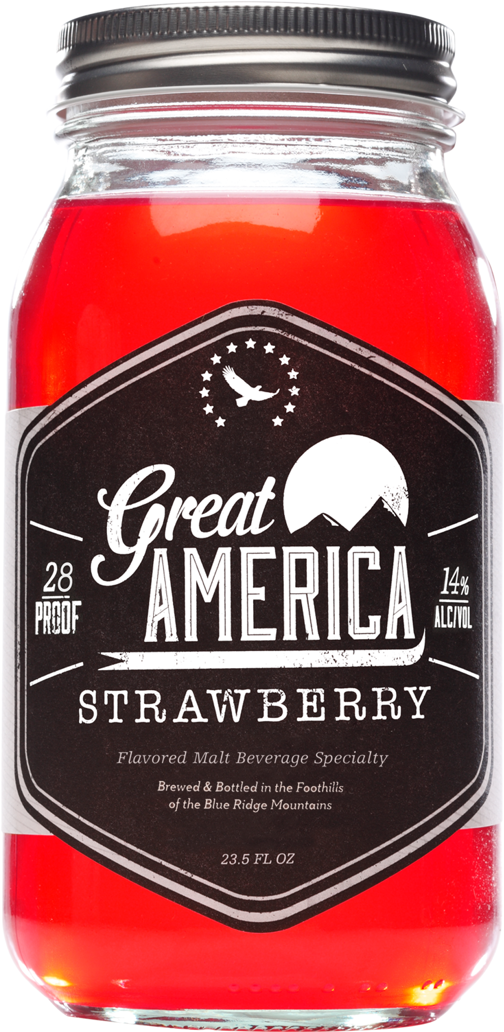 Juicy And Delightful, You'll Think This Jar Came Straight - Great America Malt Specialty, Strawberry - 23.5 Fl (1088x2100), Png Download