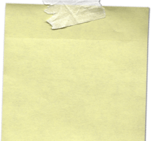 Note Png Transparent Images - Tissue Paper (640x480), Png Download