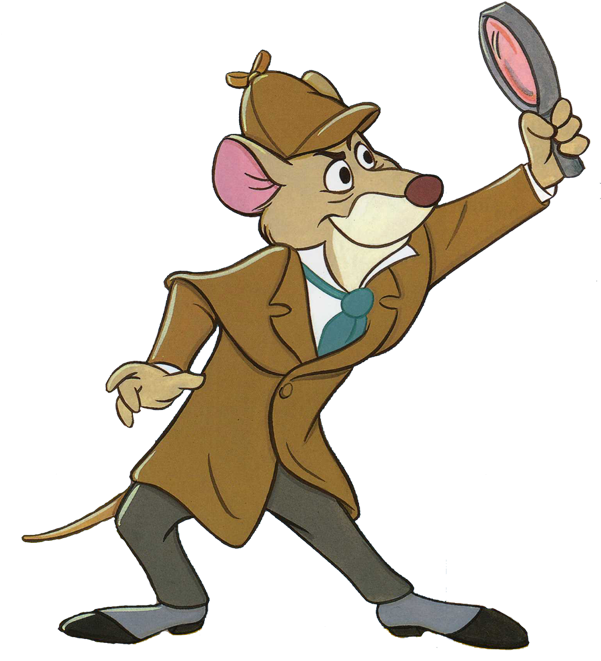 Detective Clip Art - Great Mouse Detective Clipart (600x677), Png Download