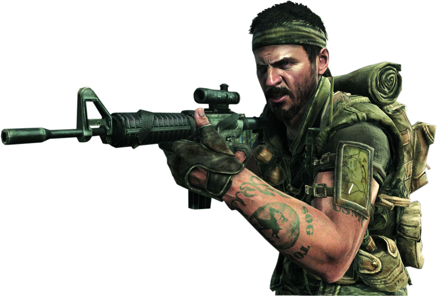 Call Of Duty Black Ops Png Image - Call Of Duty Player (1721x1060), Png Download