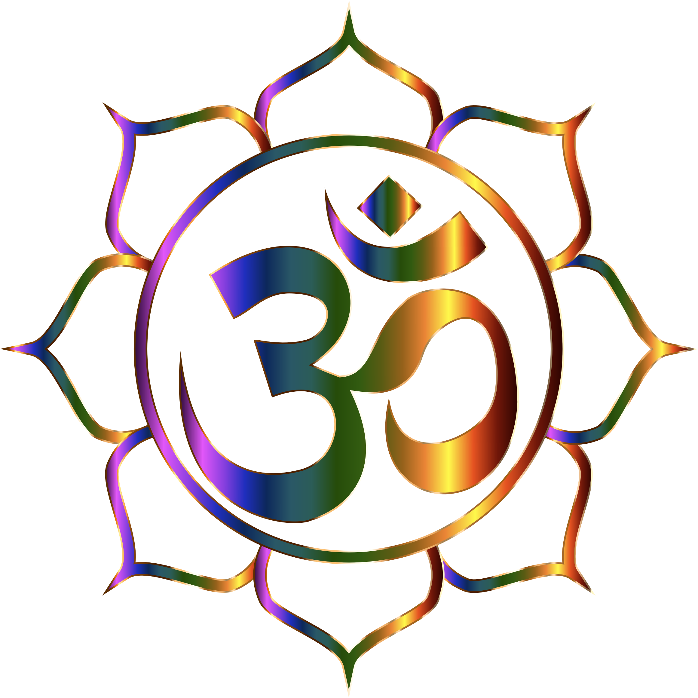 Namaste Png Picture - Om Symbol Pendant * Watercolour Om And Lotus * Namaste (2322x2322), Png Download