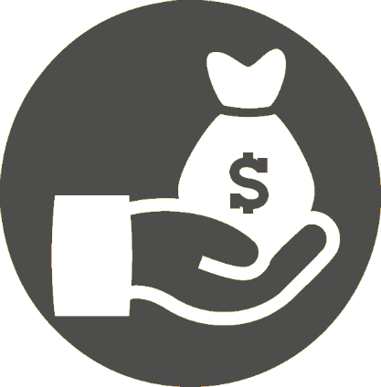Cod - Cost Effective Icon White (417x424), Png Download
