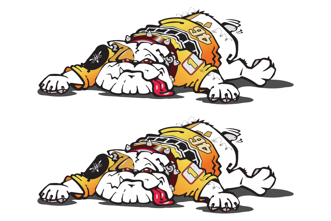 Rossi Bulldog Logo 2 By Kristina - Valentino Rossi Dog Logo (1152x768), Png Download