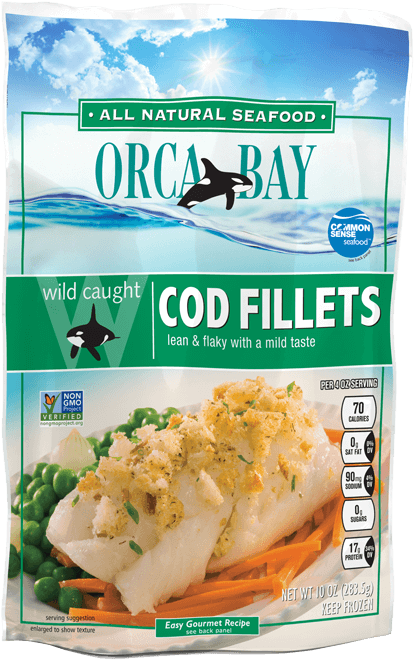 Ingredients - Orca Bay Seafoods Flounder, Wild Caught, Fillets - (444x692), Png Download