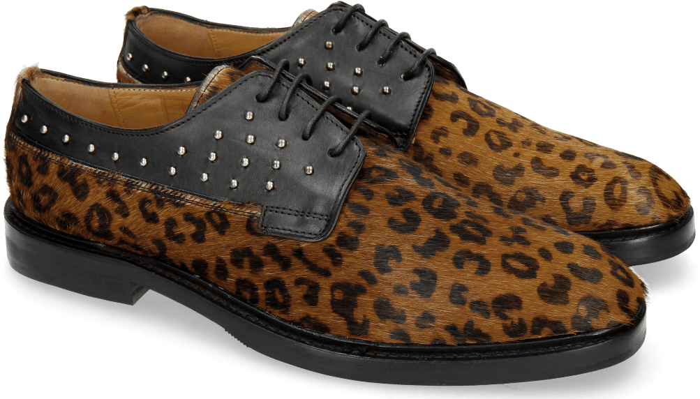 Derby Shoes Katrin 2 Black Hair On Leo Cappu - Clog (1024x1024), Png Download
