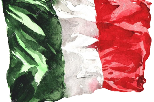 Italy For Nutrigenomics - Italian Flag Watercolor (500x330), Png Download