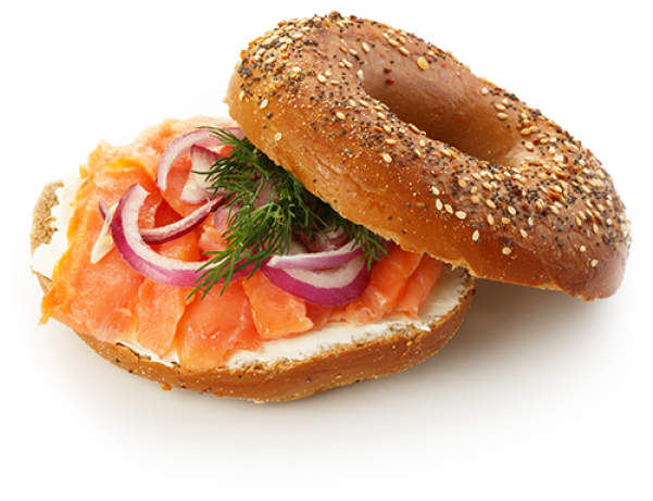 Smoked Salmon - Smoked Salmon Sandwich Png (600x600), Png Download