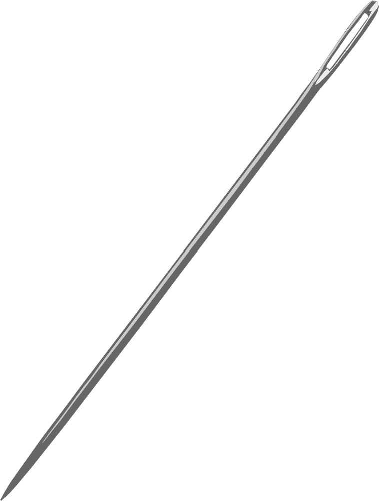 How To Set Use Sewing Needle Clipart (681x900), Png Download
