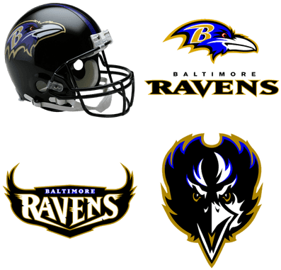 Baltimore Ravens - Baltimore Ravens Mini Replica Riddell Helmet (400x400), Png Download