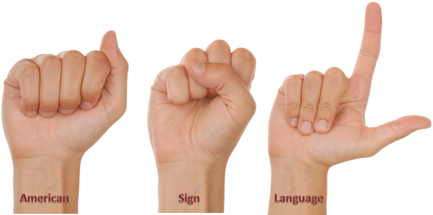 Smart Device Translates American Sign Language To English - Sign Language Real Hands (1542x782), Png Download