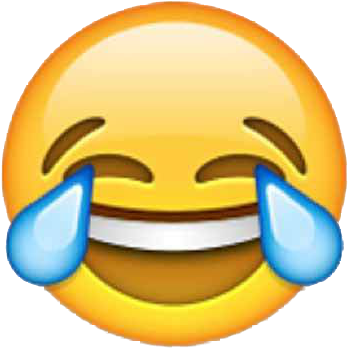 Laughing Emoji Crop - Imgur Skin Emoji (356x354), Png Download