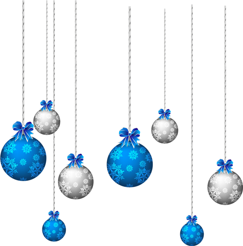 Here Is Our December Newsletter - Blue Christmas Ball Png (600x597), Png Download