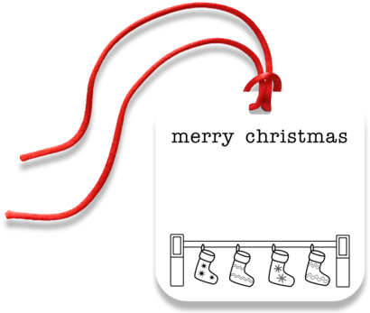 Christmas Gift Tag - Graphics (480x371), Png Download