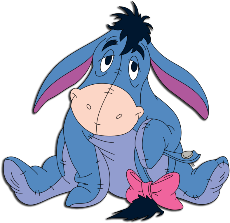 Eeyore - Винни Пух Дисней Ослик (810x792), Png Download