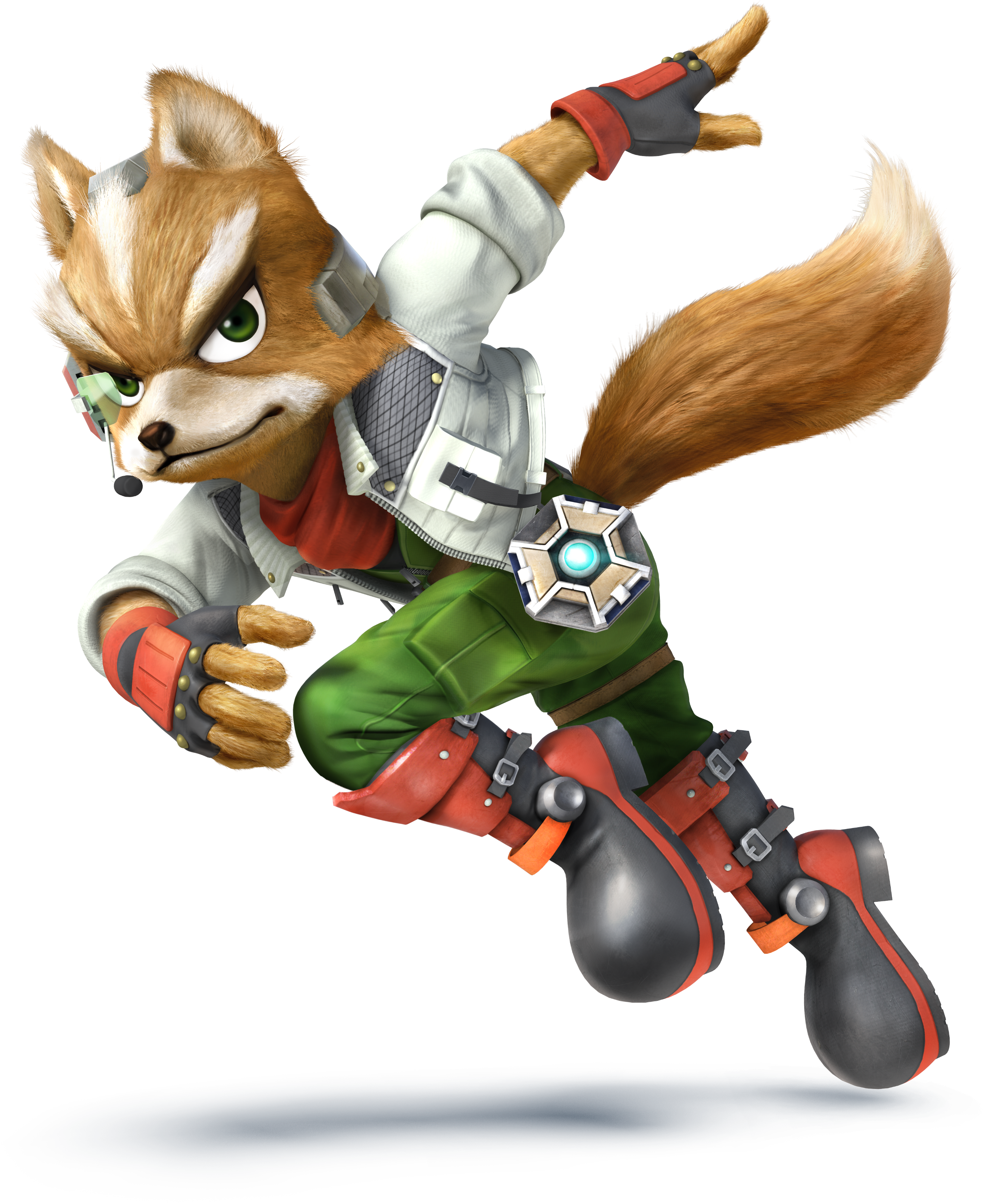 Fox4 - Fox Super Smash Bros Png (318x391), Png Download