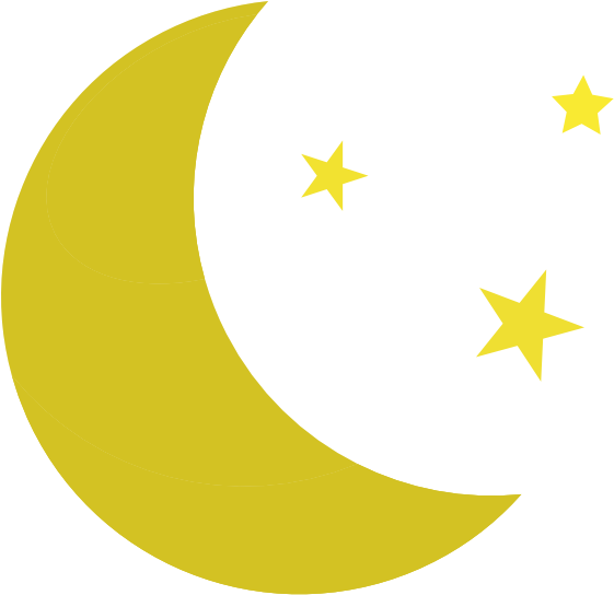 Moon And Stars Clipart - Draw A Half Moon (600x566), Png Download