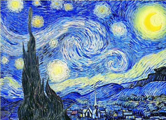 Vincent Van Gogh - Van Gogh Nuit Etoilee (640x640), Png Download