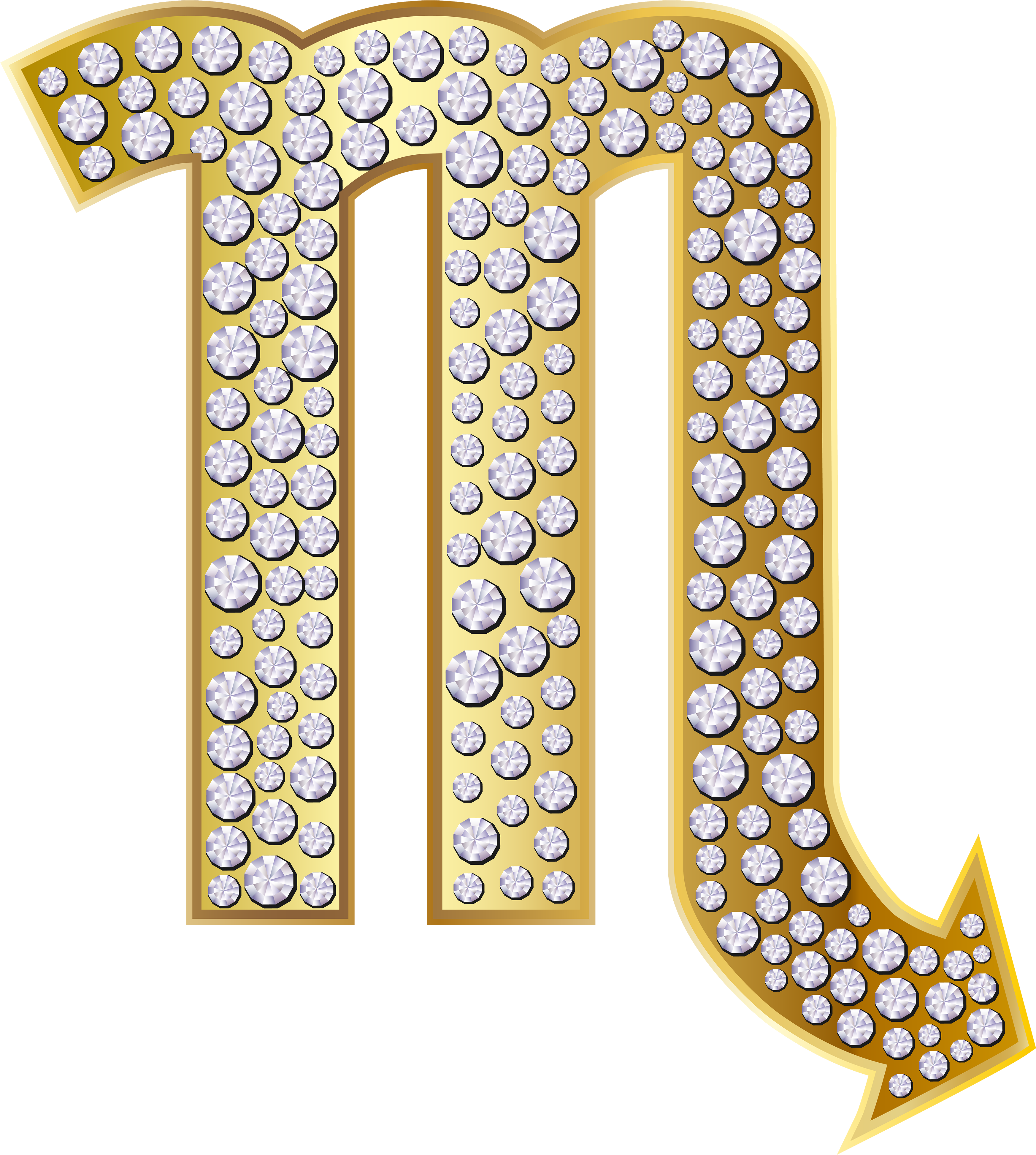 Virgo Png Gold (3634x4000), Png Download