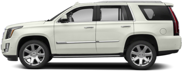 New 2019 Cadillac Escalade Premium Luxury - 2018 Chevrolet Tahoe Side (640x480), Png Download