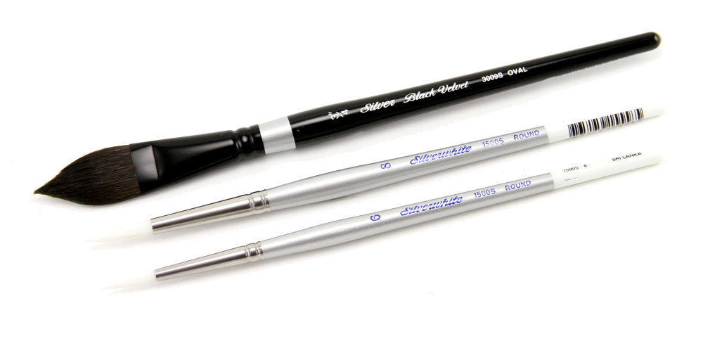 View Larger Image - Silver Black Velvet Slm (1000x502), Png Download