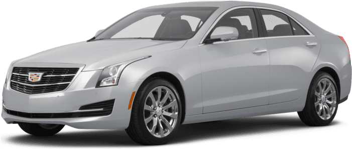 2018 Cadillac Ats Sedan - 2017 Genesis G80 White (700x350), Png Download