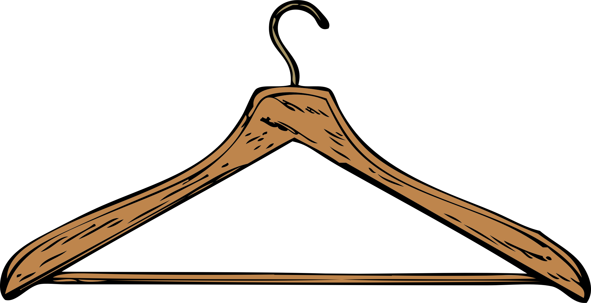This Free Icons Png Design Of Coat Hanger (2400x1232), Png Download