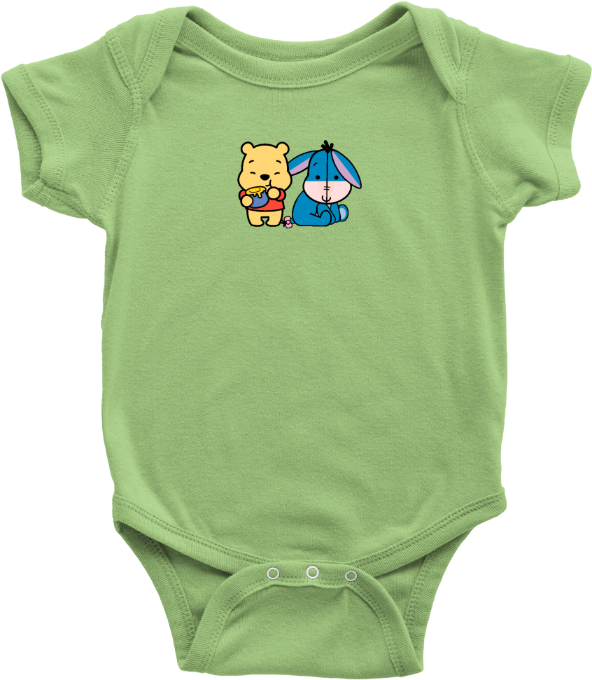 Baby Pooh And Eeyore - Rock What I Got Onesie (1000x1000), Png Download