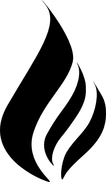 Flames Clipart Silhouette - Clip Art (348x595), Png Download