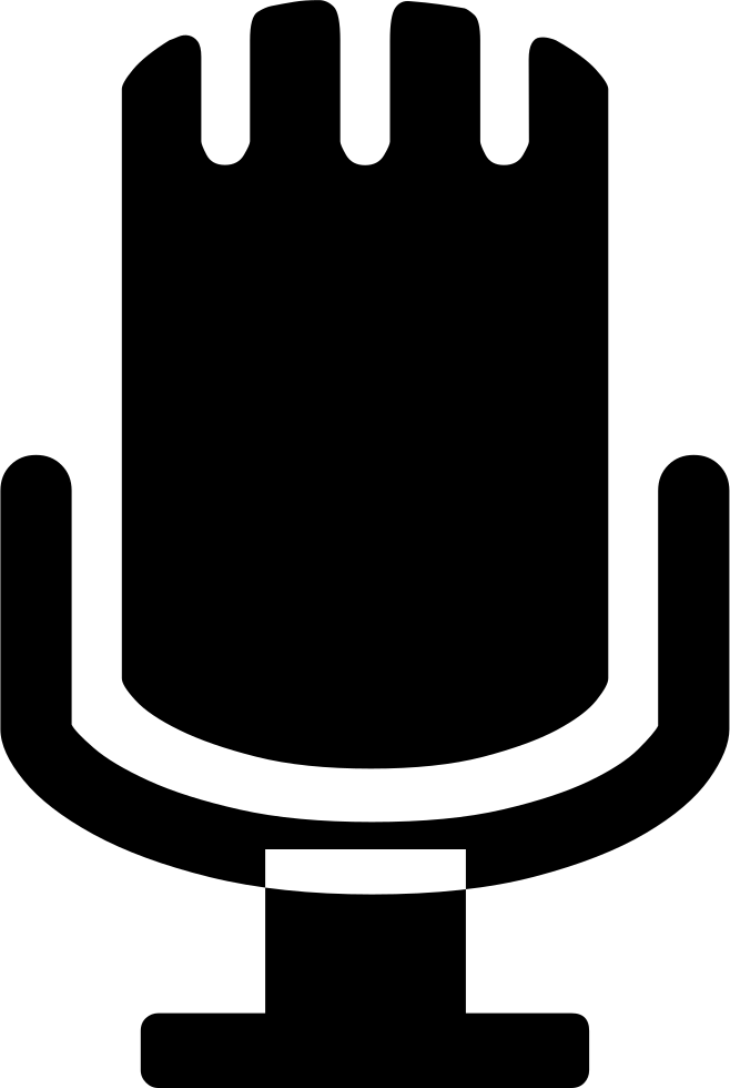 Old Fashion Microphone - Radio Talk (658x980), Png Download