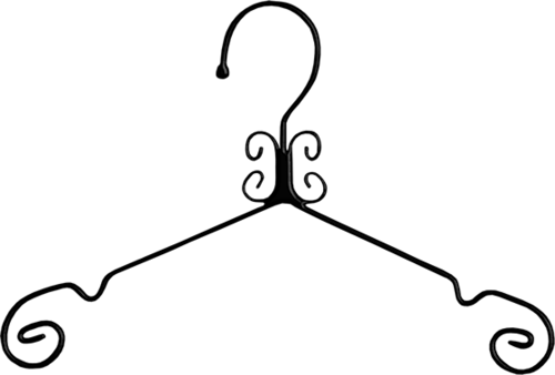 Fancy Hanger Clipart 2 By Amanda - Clip Art (500x338), Png Download