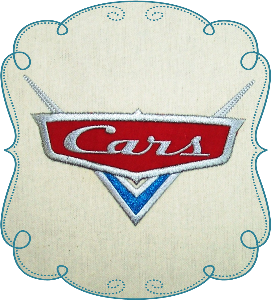 Cars Logo - Transparent Machine Embroidery Clipart (1000x1000), Png Download