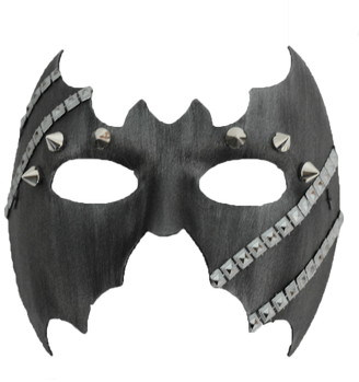 Black Bat Horror Mask For Men - Mask (350x350), Png Download