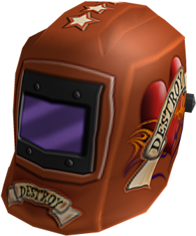 Ironic Welder's Mask - Welding Helmet (420x420), Png Download