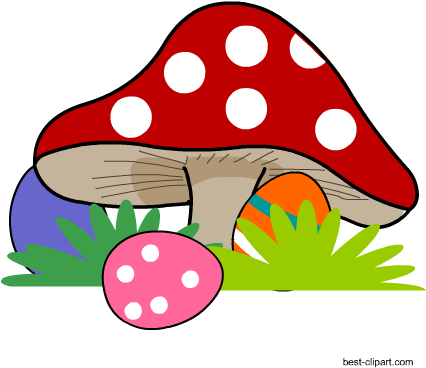 Easter Eggs Hidden In Grass Clip Art - Baby Shower Thank You Cards (450x450), Png Download