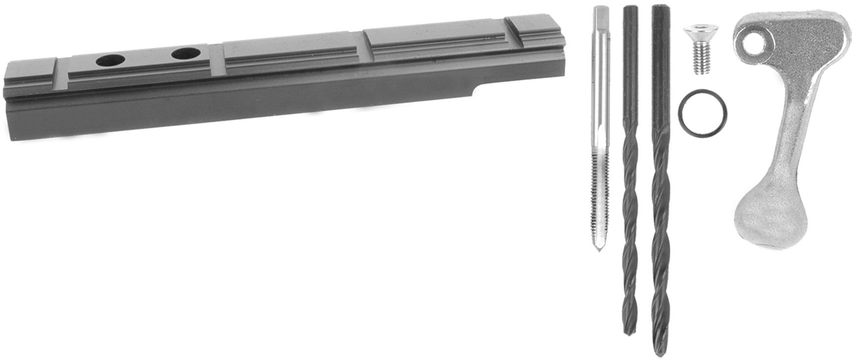 Adv Tech Moi0600 Weaver Style Scope Mount W/bolt Handle (1800x823), Png Download