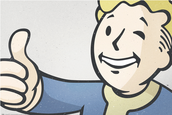 Fallout 4 Vault Boy Png (600x600), Png Download