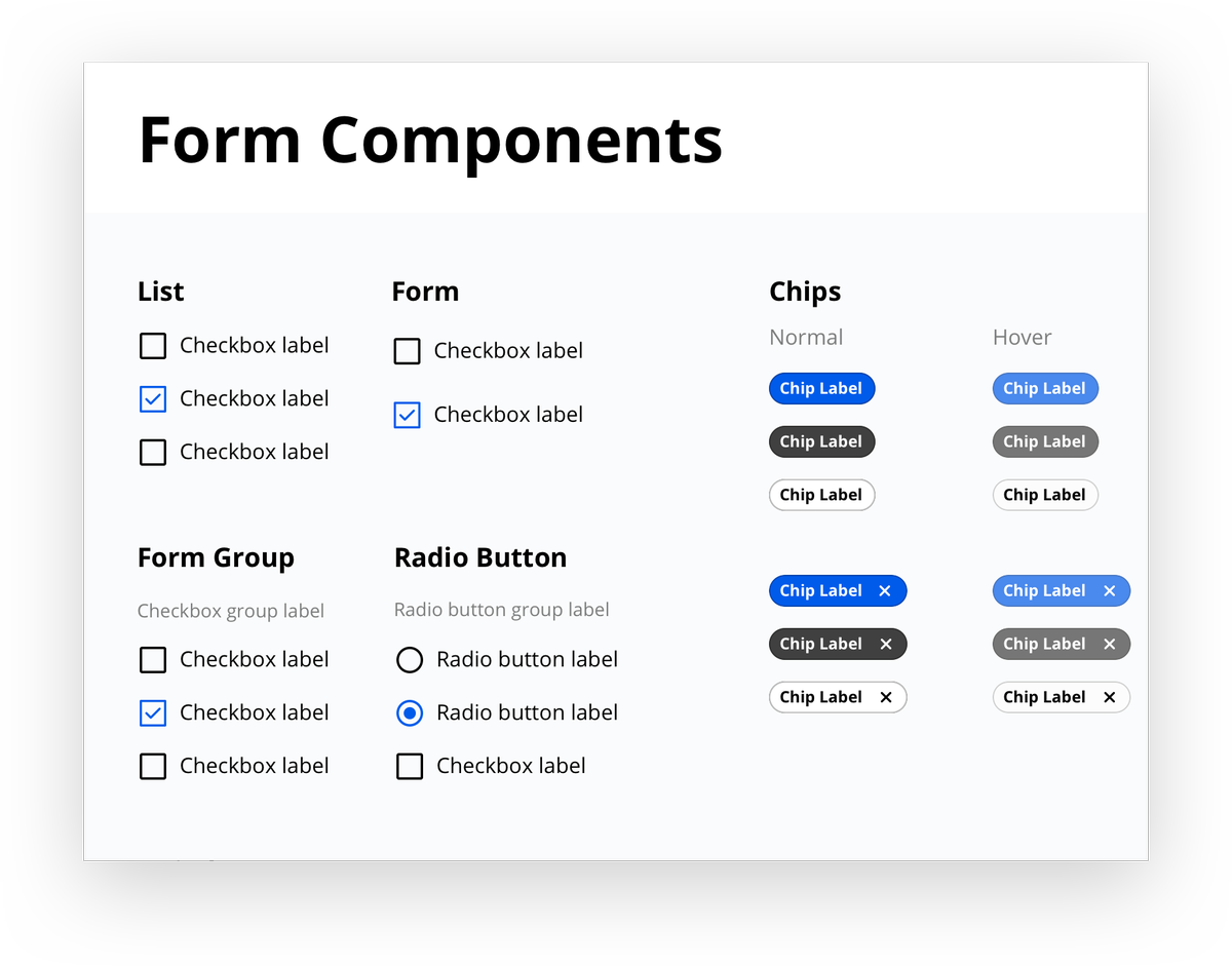 Компонент form. Form components. form tool.