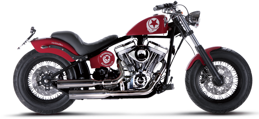 Headbanger Motorcycles Hollister 'bitter Cherry' (900x600), Png Download