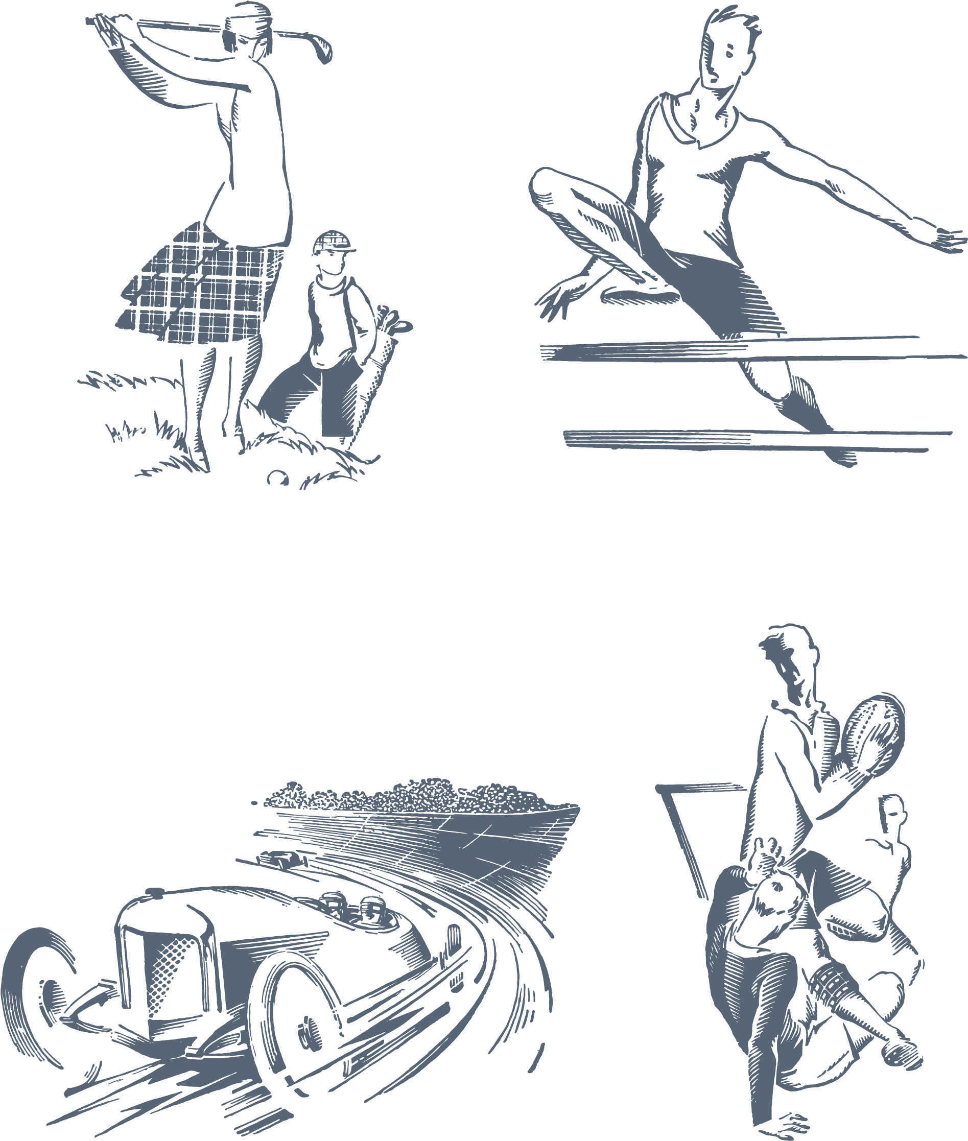 Art Deco Illustrations And Ornaments, Vectorized From (1920x2267), Png Download