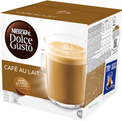 Café Con Leche Cápsula Nescafé Dolce Gusto (560x1120), Png Download