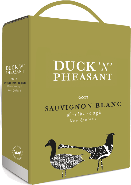 Duck 'n' Pheasant Sauvignon Blanc Wine Box 2017 (570x800), Png Download