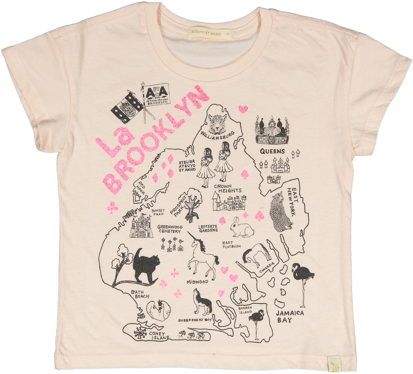 Atsuyo Et Akiko La Brooklyn Lara T-shirt (1400x1400), Png Download