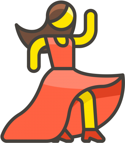 Download Woman Dancing Emoji Full Size PNG Image PNGkit