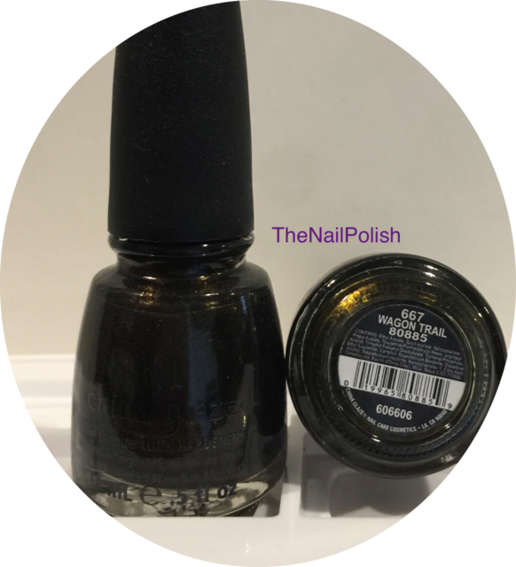 China Glaze Nail Polish * Wagon Trail * 667 (582x640), Png Download