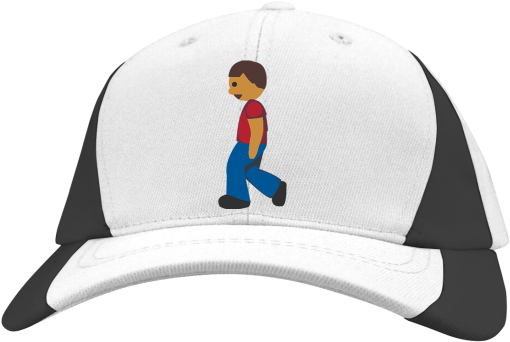 Man Walking Emoji Stc11 Sport-tek M (1024x1024), Png Download