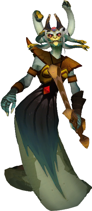 Gorgon Drawing Medusa Dota (600x706), Png Download