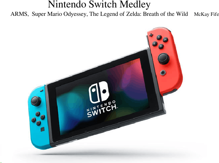 Nintendo Switch Medley Sheet Music For Flute, Clarinet, (850x1100), Png Download